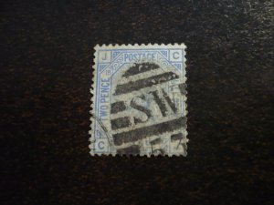 Stamps - Great Britain - Scott# 68 - Plate 18 - Used Part Set of 1 Stamp