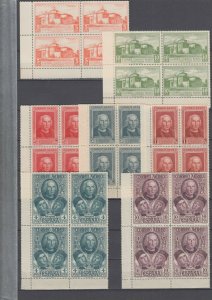 Spain 1930 - Full Set Corner Block x4 America Columbus - Edifil 559/565 MNH Luxe