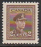 1942 Canada - Sc 250 - MH F - 1 single - George VI War Issue