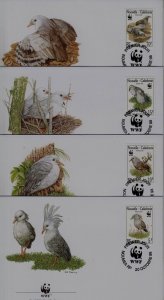 New Caledonia 798-801 FDC WWF-98/Birds