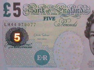 ENGLAND-2002  BANK OF ENGLAND UNCIRCULATED CURRENCY-VF WE SHIP TO WORLD WIDE