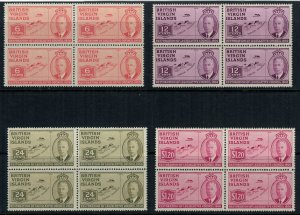 Virgin Islands #98-101* NH Blocks of 4 CV $18.60