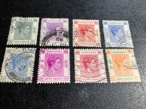 Hong Kong Scott 155 158-60 161B-162C 163B Used