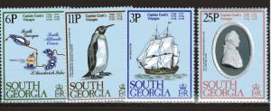 South Georgia 52-55 MNH