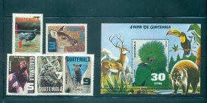 Guatemala - Sc# C675-80. 1979 Wildlife Conservation. MNH $40.00.