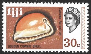 Fiji Scott 272 MNH 30c Golden Cowrie Shell issue of 1969