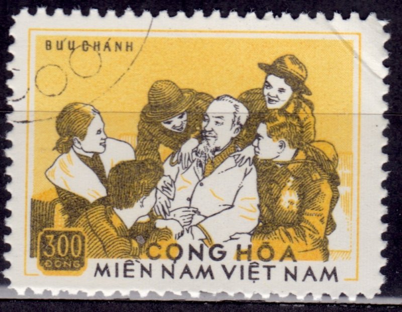 Vietnam, 1975-76, Vietcong, 30th Anniv. Democratic Republic, 300d, used*