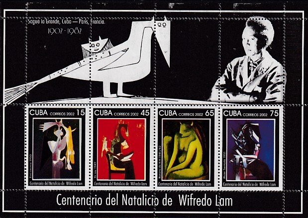 Sc# 4273a Cuba 2002 Art, paintings souvenir sheet S/S MNH CV: $16.00