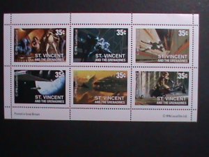 ​ST.VINCENT-1996-SC# 2269a  STARWAR-INSPACE BAR-LUKE-EMPIOR-WING FIGHTER-S/S