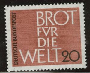 Germany Scott 854 MNH** 1962 Bread for the world stamp