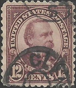 # 693 Used Brown Violet Grover Cleveland