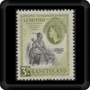 Basutoland - SC# 58 - MH