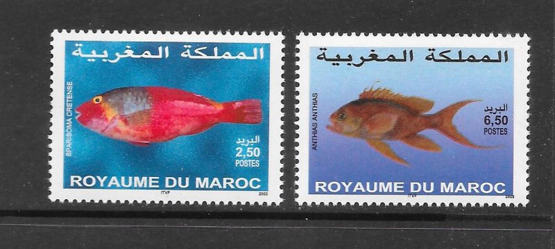 FISH - MOROCCO #950-1 MNH