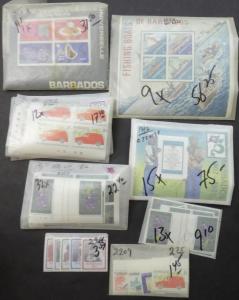 EDW1949SELL : BARBADOS Very clean collection of all VF Mint NH. Scott Cat $1,450