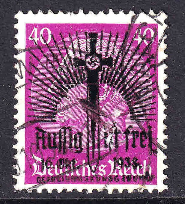 GERMANY 427 AUSSIG IST FREI SWORD OVERPRINT CDS F/VF SOUND