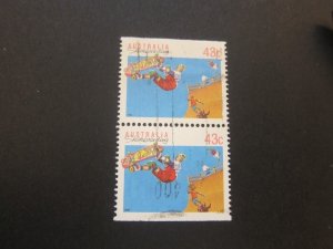 Australia 1990 Sc 1119a pair FU