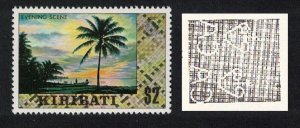 Kiribati Palm tree Evening Scene $2 Watermark variety 1979 MNH SG#98aw