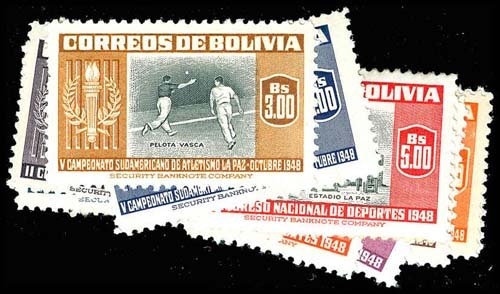 BOLIVIA 352-58  Mint (ID # 77376)