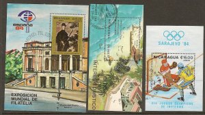 Nicaragua   25 Different, all CTO