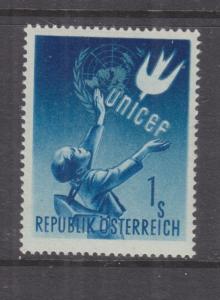 AUSTRIA, 1949 UNICEF, 1s. Blue, mnh.