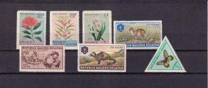 SA29e Maluku Selatan, Indonesia 1950's topical hinged stamps, cinderella