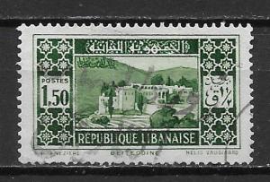 Lebanon 122 1.50p Beit-ed-Din Palace single Used