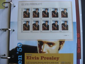 Netherlands Nostalgie in Postzegels 68 sheets 10 Elvis Beattles Abba Monroe etc