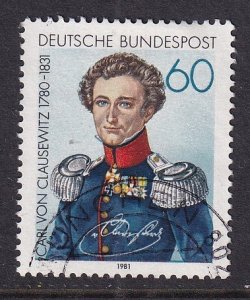 Germany #1364  used  1981  Carl von Clausewitch