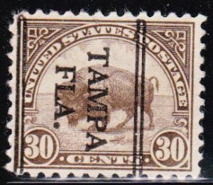 Precancel - DLE - Tampa, FL PSS 241 Compound Perf - Town and Type Issue