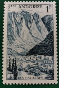 Andorra:1955 Landscapes, 1 Fr