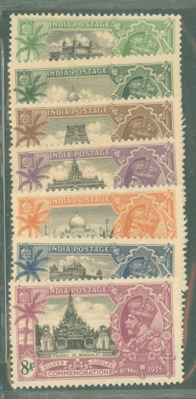 India #142-8  Single (Complete Set)