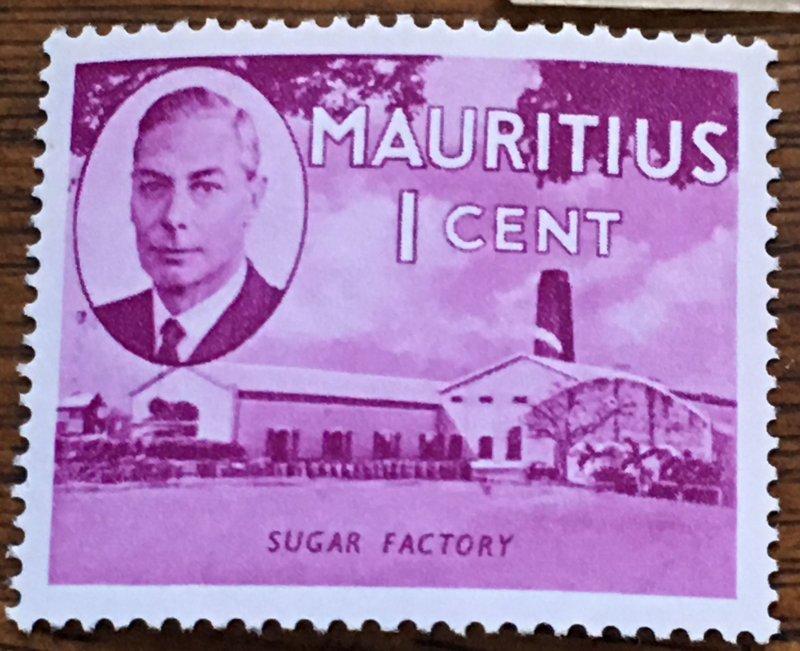 1950 Mauritius 8-F Set of 4 One Two Three Four Cents Littleton Stamp Company