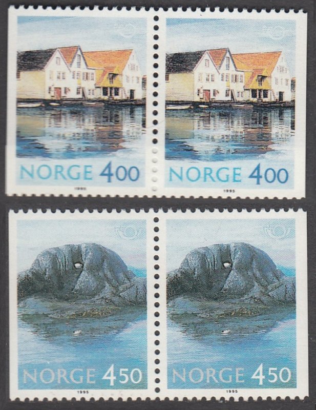 1995 Norway 1176-1177Paar Architecture / Tourism 6,00 €