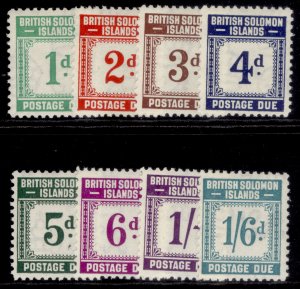 GILBERT AND ELLICE ISLANDS GVI SG D1-D8, 1940 postage due set, M MINT. Cat £180.