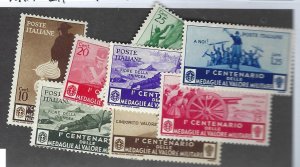 Italy SC#331-339 Mint LH F-VF SCV$97.50..Great & Popular!