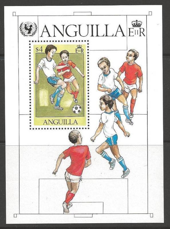 ANGUILLA SGMS474 1981 ANNIV OF UNICEF MNH 