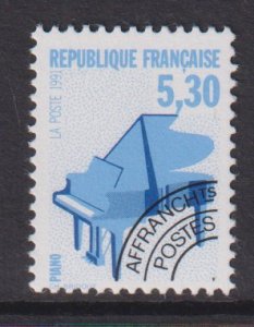 France  #2282   MNH 1992  musical instruments precancelled  5.30  Perf. 13