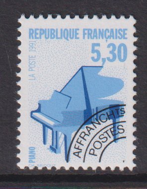 France  #2282   MNH 1992  musical instruments precancelled  5.30  Perf. 13