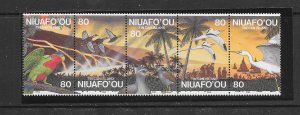 BIRDS - NIUAFO'OU #173 VOLCANIC ERUPTION MNH