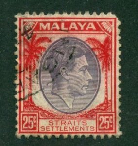 Straits Settlements 1937 #246 U SCV(2024)=$1.10