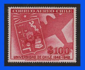 1942 - Chile - Scott nº C 89 - MNH - punto de oxido - Lujo - CH- 100 - 01