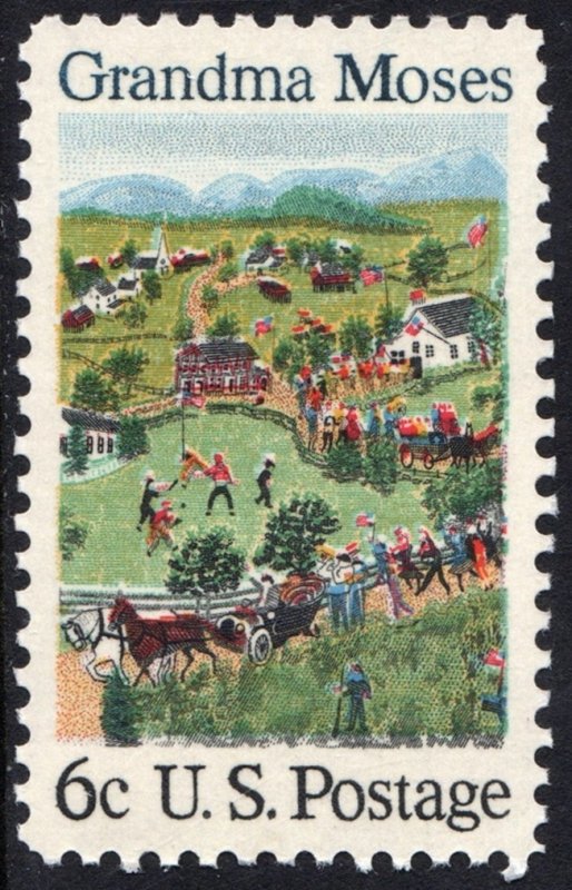 SC#1370 6¢ Grandma Moses Issue (1969) MNH