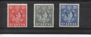 St. Lucia 113a-115a MH