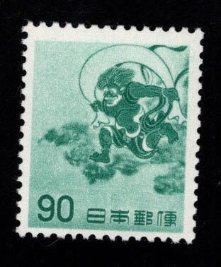 Japan  Scott 752 MNH** 1962 Fujin the Wind God CV $26