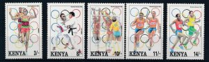 Kenya 1992 MNH Stamps Scott 578-582 Sport Olympic Games Volleyball Judo