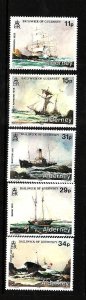 Alderney-Sc#32-6-unused NH set-Shipwrecks-id4-1987-