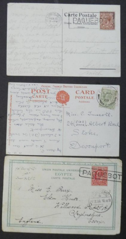 EDW1949SELL : GREAT BRITAIN Interesting collection of 37 covers & PC as received