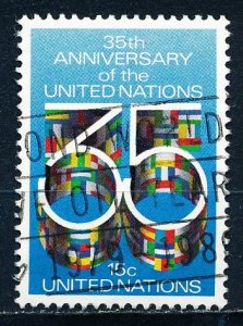 United Nations - New York #322 Single Used