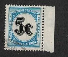 South West Africa 1961 J99 Used