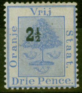 Orange Free State 1897 2 1/2d on 3d Ultramarine SG82a Roman 1 & Antique 2 in ...